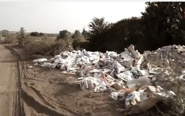 Мусорная свалка в Крюковщине временно прекратила работу
