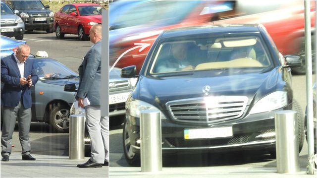 "ТОЛИК-ТЕПЛОВИЗОР" КАТАЕТСЯ С "ЛИЧНИКОМ" В БРОНИРОВАННОМ MERCEDES ИЗ АВТОПАРКА ГПУ