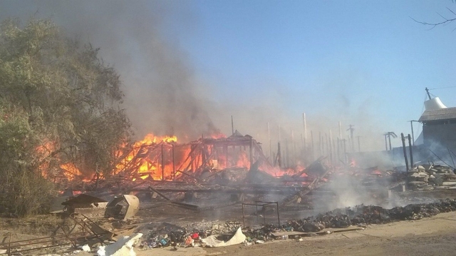 В оккупированном Крыму горит КаZантип