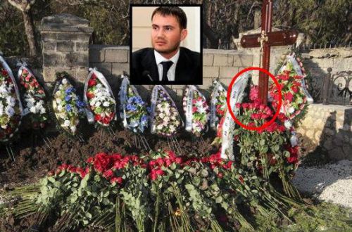 Кто-то похозяйничал на могиле Януковича-младшего
