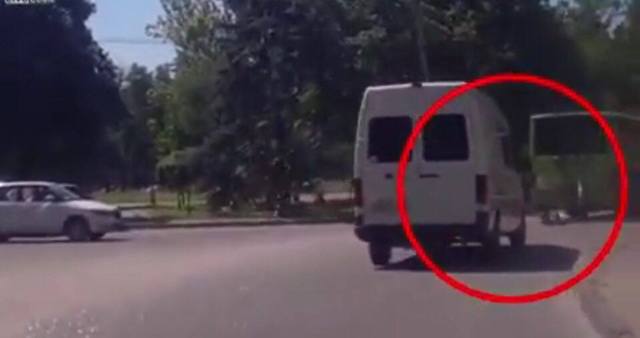 В одном из украинских городов был замечен "Терминатор" (видео)