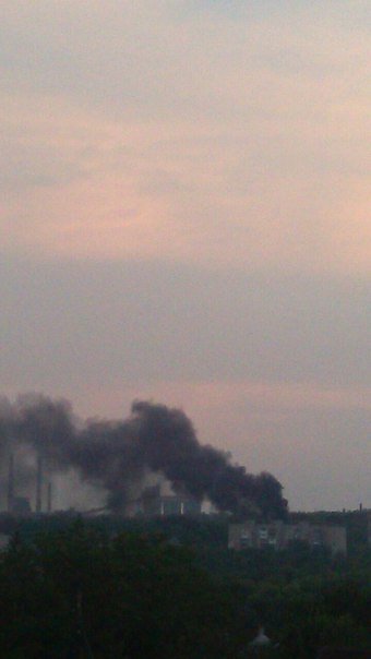 СМИ сообщили о крупном пожаре в Донецке