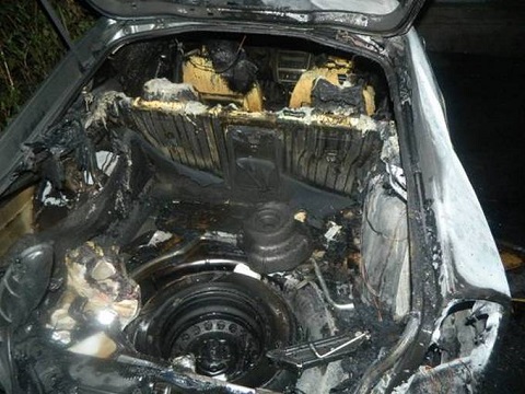 В Киеве сожгли машину адвоката