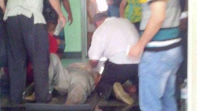 В Киеве один из голодающих шахтеров попытался сжечь себя