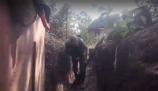В сети показали шокирующее видео, снятое в окопах у террористов «ДНР»