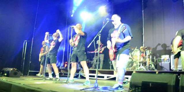 Популярная панк-рок группа дала на Донбассе концерт