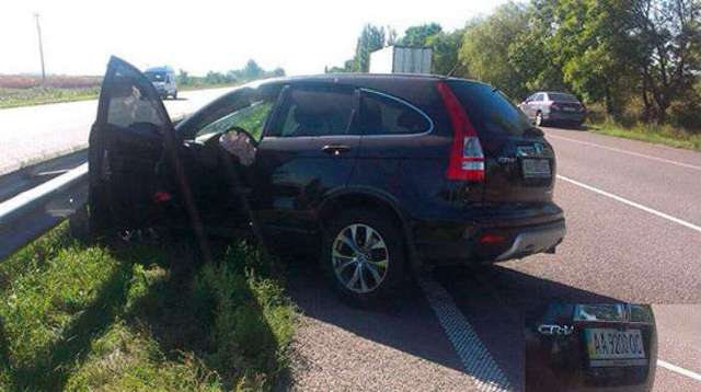 В сети появилось видео ДТП с пьяным полковником СБУ (ВИДЕО)