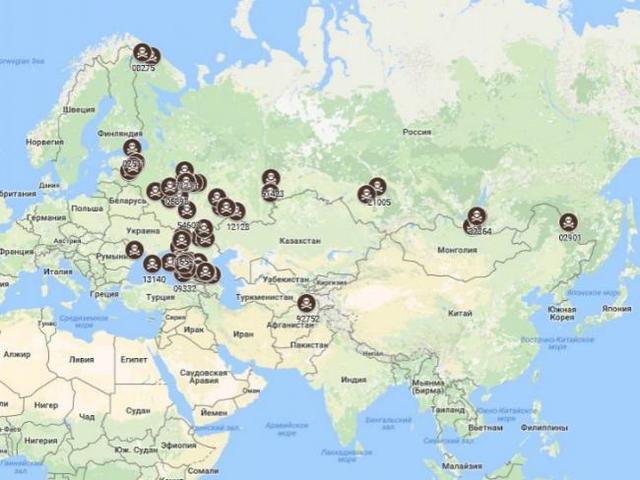 Найдем всех: "Миротворец" создал интерактивную карту с местоположениями российских военных преступников