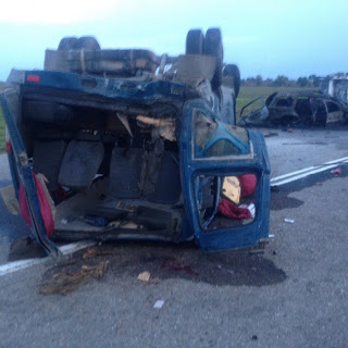 На пути в Кирилловку маршрутка попала в страшную аварию