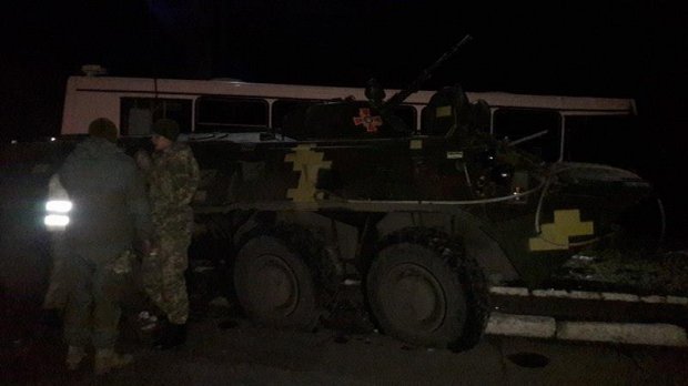 Один з переданих Порошенком БТРів потрапив в смертельну аварію, – ЗМІ