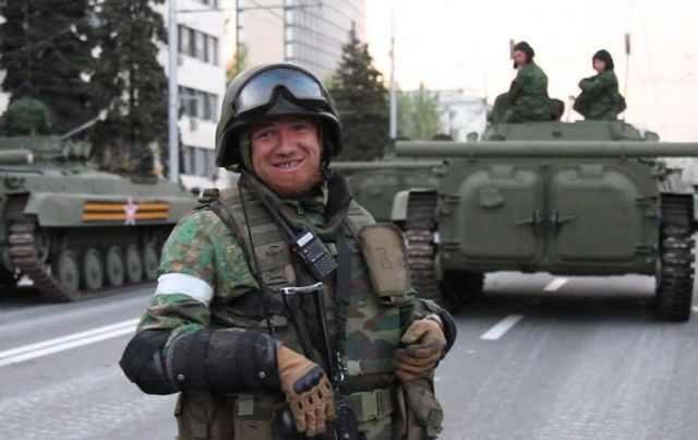 Российские пропагандисты опубликовали видео с места гибели боевика Моторолы