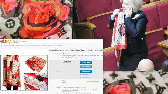 Нардеп Билозир засветила шарфик стоимостью в 10 прожиточных минимумов