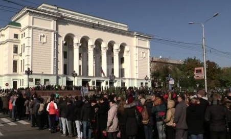 Прощание с террористом Моторолой: подробности донецкого позора