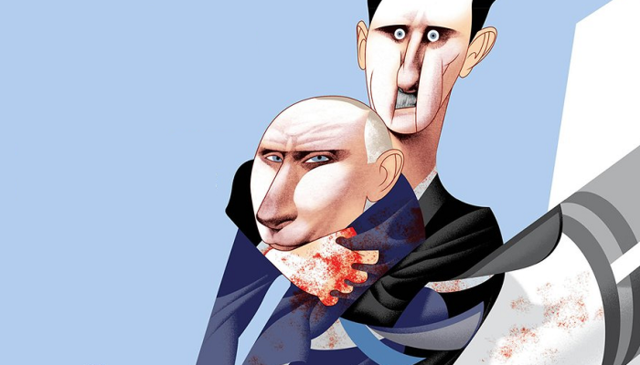 В четырех зарубежных изданиях появились карикатуры на Путина (ФОТО)