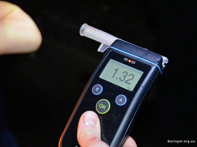 В Борисполе задержали за рулем нетрезвого “борца с коррупцией”