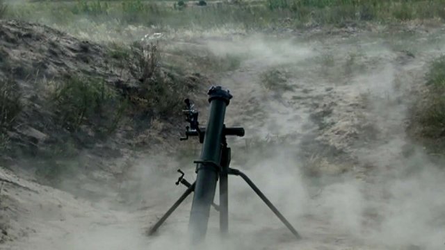 Ярош одобряет: УДА тестирует усовершенствованный украинский миномет «Молот»