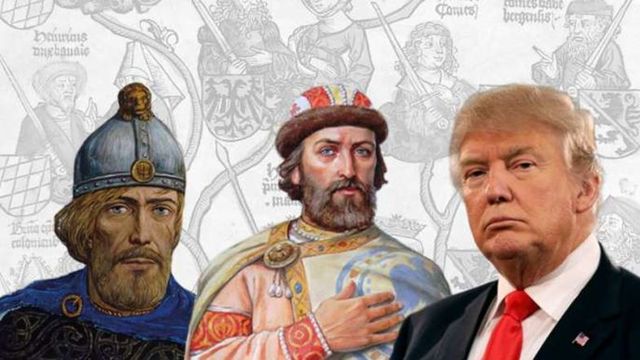 В России назвали Трампа потомком киевских князей