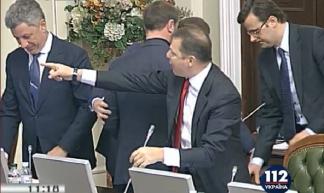 Бойко подрался Ляшко во время заседания в Верховной Раде