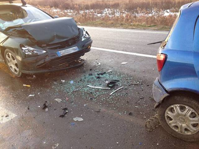 Во Львовской области иностранец протаранил четыре автомобиля