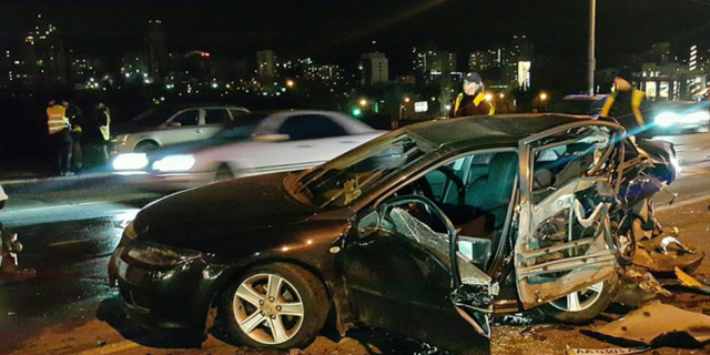 В Киеве пьяный водитель спровоцировал страшную ДТП