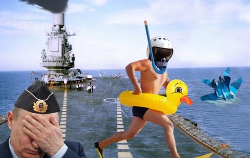 Bloomberg: место авианосца Путина — на свалке