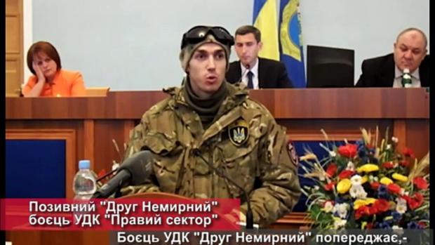 Боєць АТО попередив владу (відео)