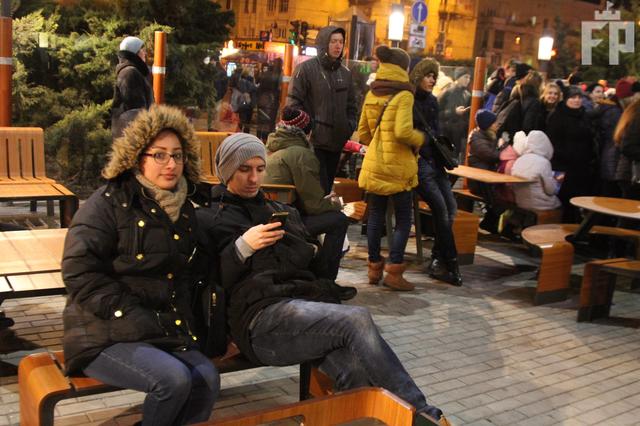 Запорожцы штурмовали открывшийся «Макдональдс»