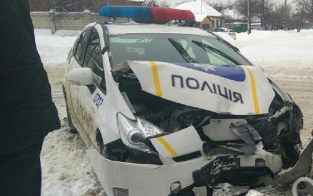 В Харькове ДТП с участием копов: двое патрульных попали в больницу