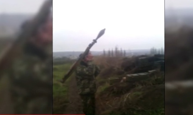 В зоне АТО бойцы превратили гранатомет в мощное оружие