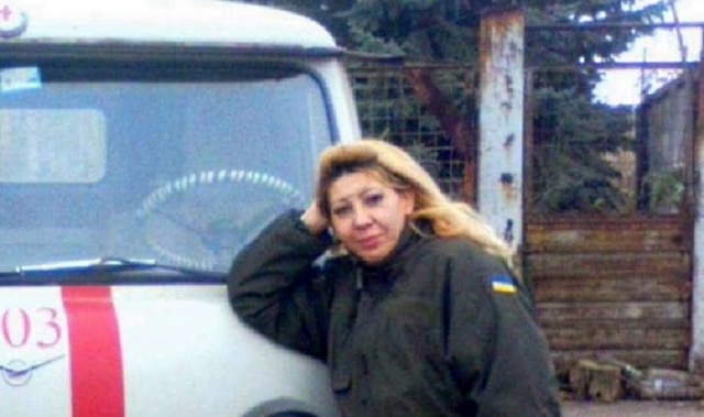 Появилось видео прощания с украинской женщиной-медиком, погибшей на Донбассе