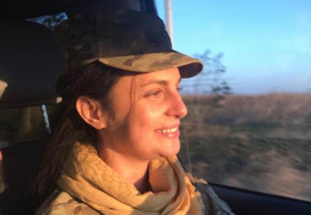 Народный Герой Украины Алена Шевцова, перенесшая месяц назад пересадку почки, вернулась к помощи бойцам на передовой