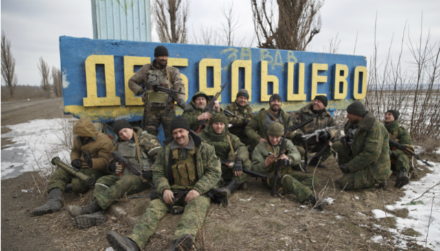 В Киеве прошло шествие Героев Дебальцевского плацдарма