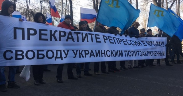 В Москве на марше памяти Бориса Немцова напомнили об оккупации Крыма