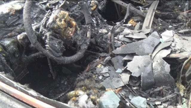 На Дніпрпетровщині невідомі спалили автомобіль журналіста