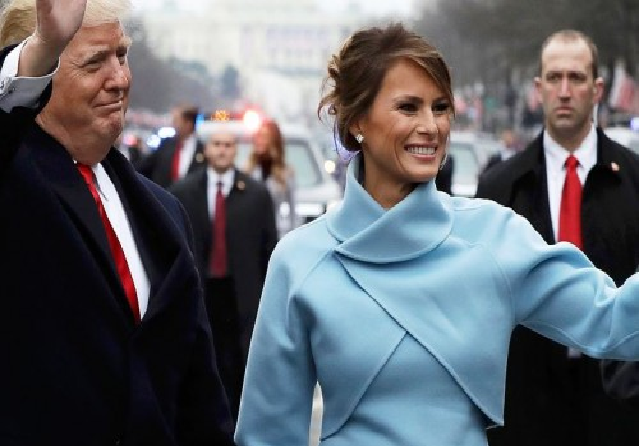 На киевском рынке продают платье жены Трампа