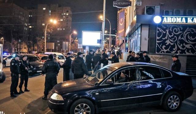 Стало известно, кого подстрелили вчера ночью в Киеве