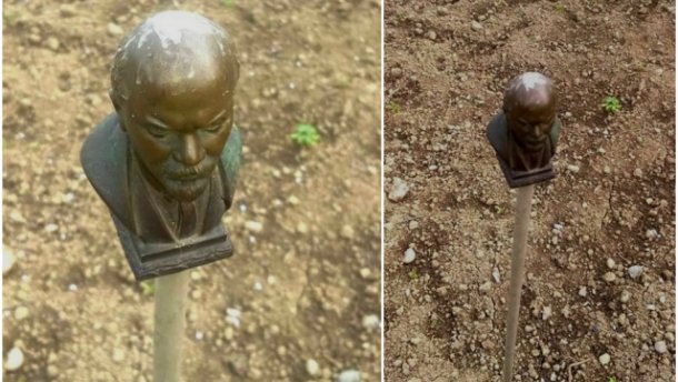 "Ленін" став городнім опудалом на Закарпатті