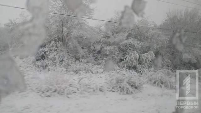 На севере Одесской области выпал снег