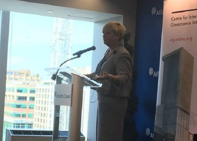 Гонтарева в Вашингтоне рассказала, как победила олигархичный банкинг