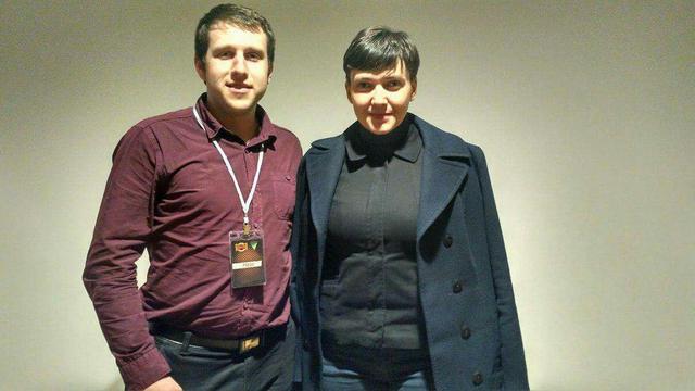 Савченко засветилась на боксерском вечере в Киеве