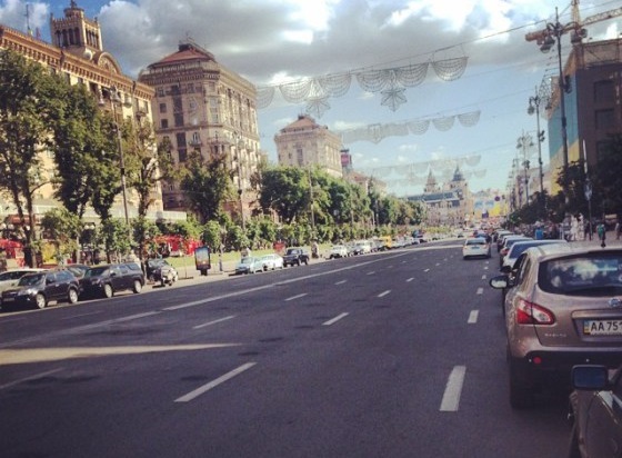 Крещатик перекрыли на три недели в связи с проведением Евровидения