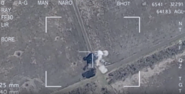 Появилось видео уничтожения командира артиллерийского подразделения боевиков