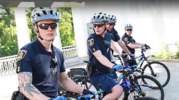 В Кривом Роге появился полицейский велопатруль