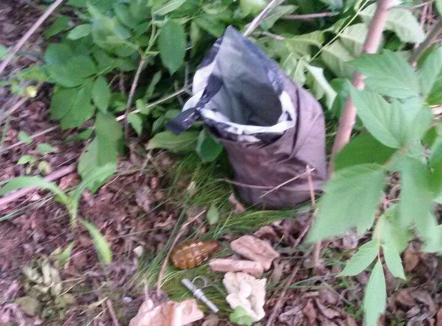 У блокпоста под Харьковом нашли пакет с гранатами