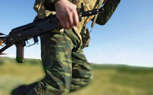 Бійці АТО знищили "прапор Новоросії"