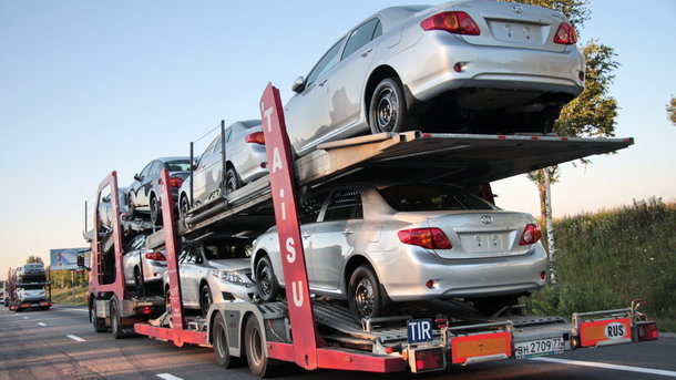 В Украину хлынули российские автомобили – СМИ