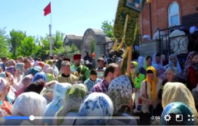 Запорожских коммунистов на митинге охраняла православная организация "Радомир"