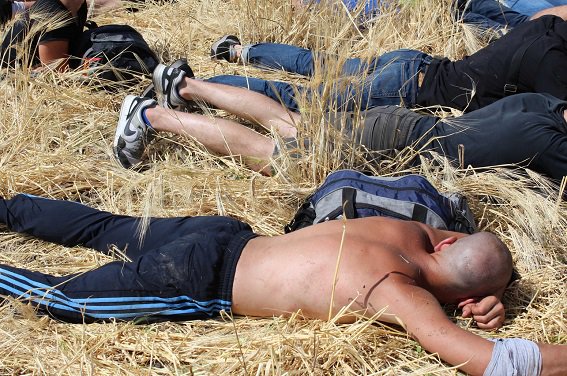 На Кировоградщине селяне дали отпор рейдерам и сдали полиции более 30 нападавших