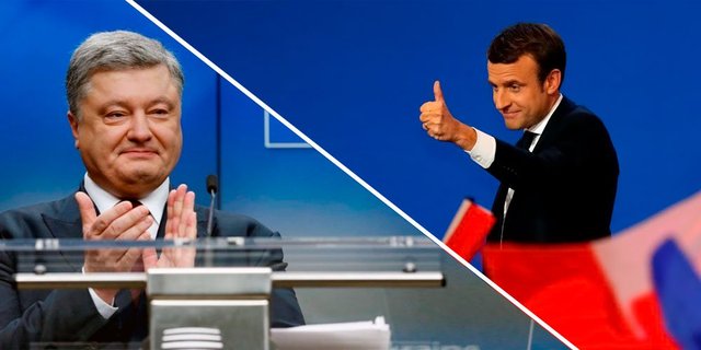 Встреча Порошенко с Макроном пугает Кремль не меньше чем встреча с Трампом