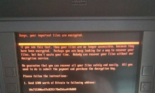 Вирус Petya.A: В Киеве банкоматы начали просить деньги